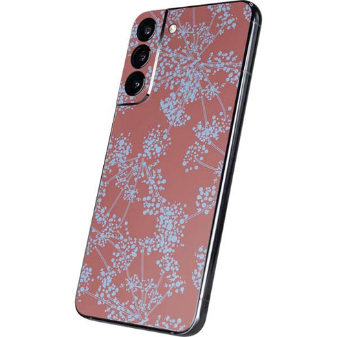 Airy Blue Floral Galaxy S22 Plus Skin